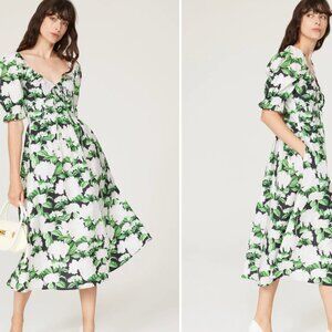 Hill House Ophelia dress PERFECT CONDITION Night Blooms size Small